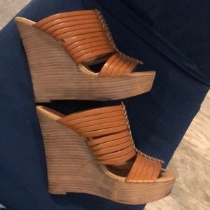 Coach Platform Wedge Sandals